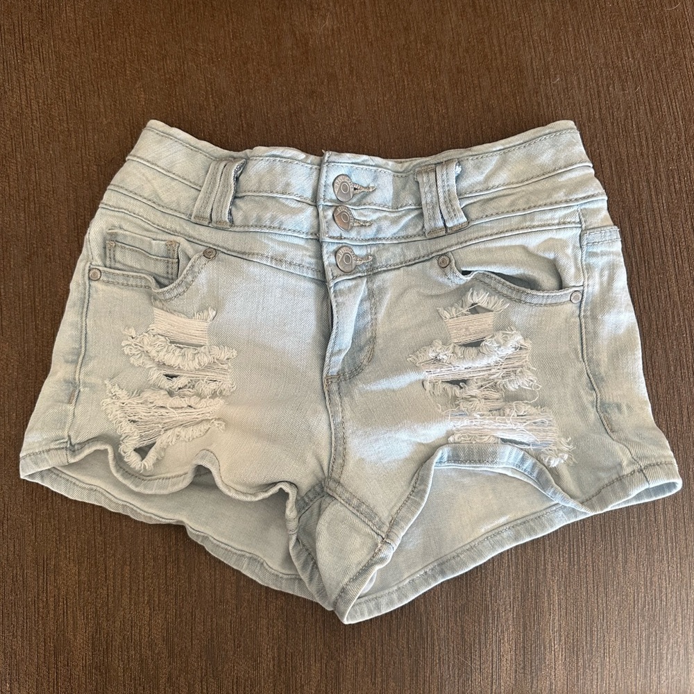 Jean Shorts Size 3/4 BLUE SPICE